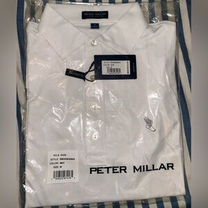 Peter Millar Classic White Polo Shirt